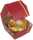 OOTB Spardose mit Schloss Burger mit Augen in Box