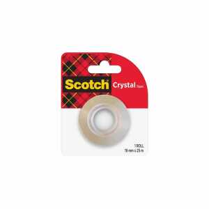 Scotch Tape Klebeband Crystal Roll 19mmx25m