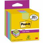 Post-it Haftnotizwürfel Super Sticky Notes 3 Farben...