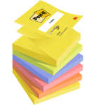 Post-it Haftnotizwürfel Z-Notes 5 Farben 76x76mm...