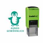 trodat edy Stempel Pinguin apfelgrün