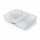 Werkzeug Organizer Box transp Klemmverschluss Kunststoff 193x147x35mm