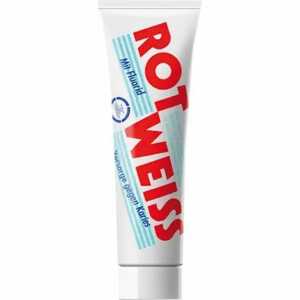 Zahncreme Rot Weiss mit Fluorid 75ml