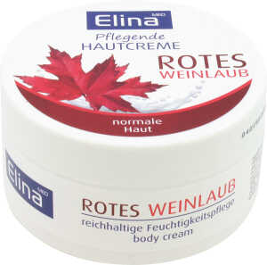 ELINA Creme 150ml Rotes Weinlaub Creme in Dose