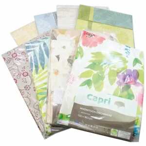 Wachstuch-Tischdecke eckig mit Motiv abwaschbar 130x160cm sortiert