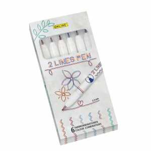 ONLINE 2Lines Pens 2 Spitzen 0,5mm Kartonetui