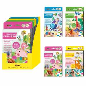 AVENIR Wasserfarben Malen & Origami 4fach sortiert