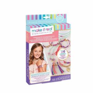 make it real Kreativset Armbänder Velourlederoptik 6 Stück