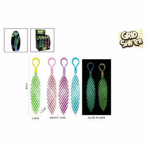 Schlüsselanhänger Grid Shifter Glow in the Dark 8,5-12cm 6fach sort