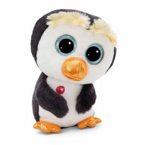 NICI Kuscheltier GLUBSCHIS Pinguin Prince Nigu schlenkernd grau 15cm