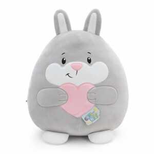 NICI Kuscheltier Chill-NICI Hase mit Herz grau 30cm