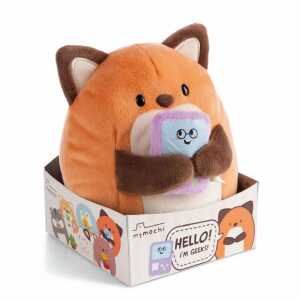 NICI Kuscheltier Fuchs Geeks mit Video Spiel rot 16cm