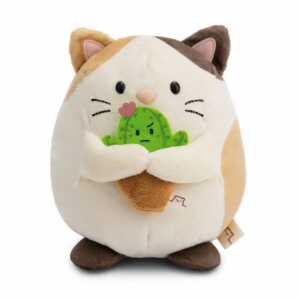 NICI Kuscheltier Katze Angy mit Kaktus beige 27cm