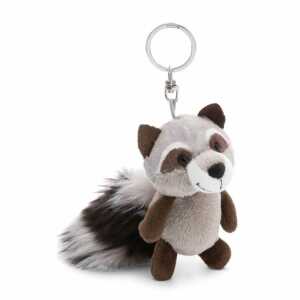 NICI GREEN Schlüsselanhänger Waschbär Lenno grau 10cm