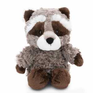 NICI GREEN Kuscheltier Waschbär Lenno schlenkernd grau 20cm