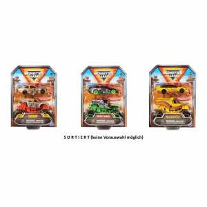 Spin Master Fahrzeuge Monster Jam Truck & Racecar 2 Stück sortiert