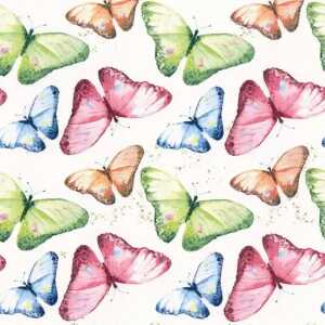 JET PAPIER Servietten Farfalle Felici multicolor 33x33cm 20 Stück