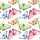 JET PAPIER Servietten Farfalle Felici multicolor 33x33cm 20 Stück