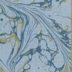 JET PAPIER Servietten Calacatta Oro Smoky blue 33x33cm 20...