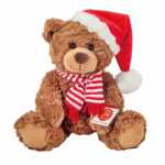 Teddy-Hermann Plüsch Weihnachtsteddy braun 30cm