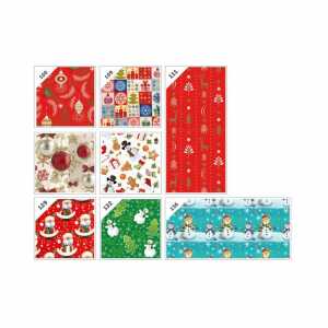 Geschenkpapier Christmas 100cmx3m Weihnachten sortiert 8001294820628