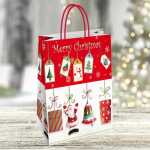 Geschenktasche Sonia Kraftpapier 23x10x29cm Weihnachten
