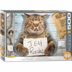 Puzzle Gangsterkatze 1000 Teile