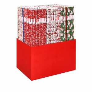 Geschenkpapier Christmas 100cmx3m Weihnachten sortiert 8001294885016