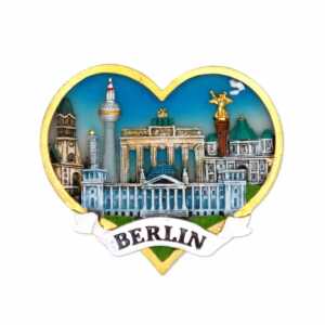 Muddastadt Magnet Berlin Herz Polyresin