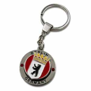 Muddastadt Schlüsselanhänger Berlin Berliner Bär drehend