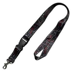 Muddastadt Schlüsselband Berlin Sketch schwarz