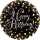 Pappteller Happy Birthday Sparkling schwarz/silber/gold Ø23cm 8 Stück