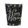 amscan Pappbecher Happy Birthday Sparkling gold 250ml 8 Stück