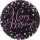 amscan Pappteller Happy Birthday Sparkling schwarz/pink Ø23cm 8 Stück