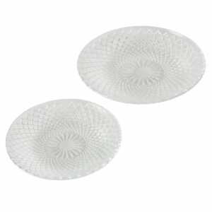 BOLTZE Glasteller Ruka transparent Ø20cm/Ø25cm 2 Stück