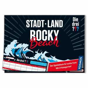 Spielblock Die drei ??? Stadt Land Rocky Beach