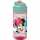 Trinkflasche Minnie Mouse 360ml transparent/rosa/hellgrün Ø65x180mm
