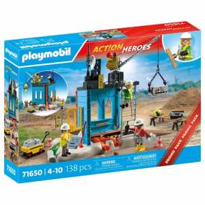 playmobil Action Heroes Baustelle