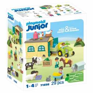 playmobil Junior Core Bauernhof-Abenteuer mit Traktor