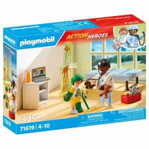 playmobil Action Heroes Kinderarzt mit Teddybär