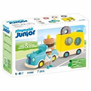 playmobil Junior Core Verrückter Donut Truck Stapel- Sortierfunktion