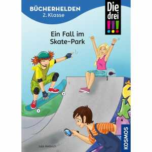 Kinderbuch Die drei !!! Ein Fall im Skate-Park Bücherhelden 2. Klasse