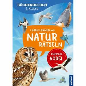 Kinderbuch Lesen lernen mit Natur Rätseln Heimische Vögel Bücherhelden