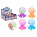 Stressball Squeezy Octopus m Saugtentakeln mehrfarb...