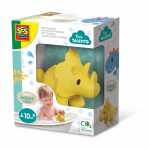 Badespielzeug Dinosaurier Triceratops gelb 12cm...