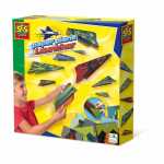 SES CREATIVE Bastelset Papierflieger mit Abschussrampe