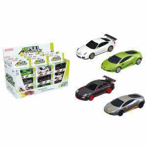 Carrera Street Racers Pull Speed 1:43 mit Licht und Sound 4fach sort