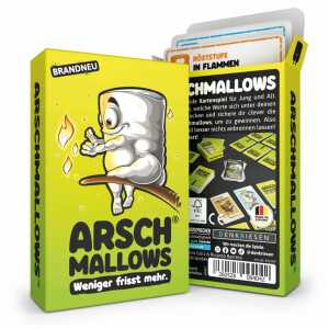 DENKRIESEN Kartenspiel ARSCHMALLOWS weniger frisst mehr