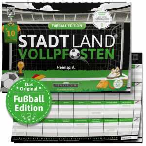 DENKRIESEN Spielblock STADT LAND VOLLPFOSTEN Fußball-Edition