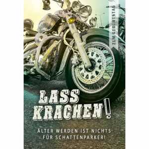 Kurt Eulzer Glückwunschkarte Geburtstag Bike